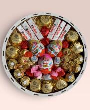 Подарунковий набір бокс для неї «Ferrero & Kinder Magic» №147