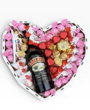 Подарунковий набір бокс для неї «Baileys Sweet Heart» №136