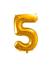 Шарик фольгированный цифра  ''5''