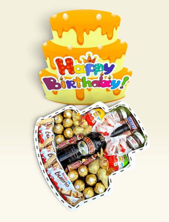 Подарочный набор бокс для нее "Baileys Celebration Cake" №387