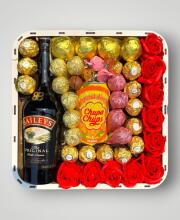 Подарочный набор бокс для нее "Baileys Rose Collection" №341