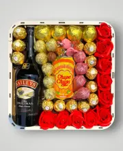 Подарунковий набір бокс для неї "Baileys Rose Collection" №341