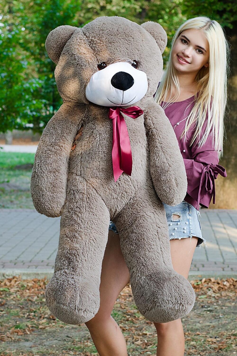 Мишка Монти 120 см Капучино