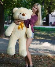 Мишка Монти 120 см Бежевый