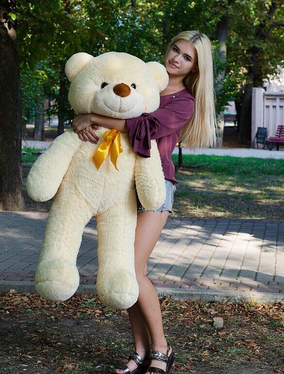 Мишка Монти 120 см Бежевый