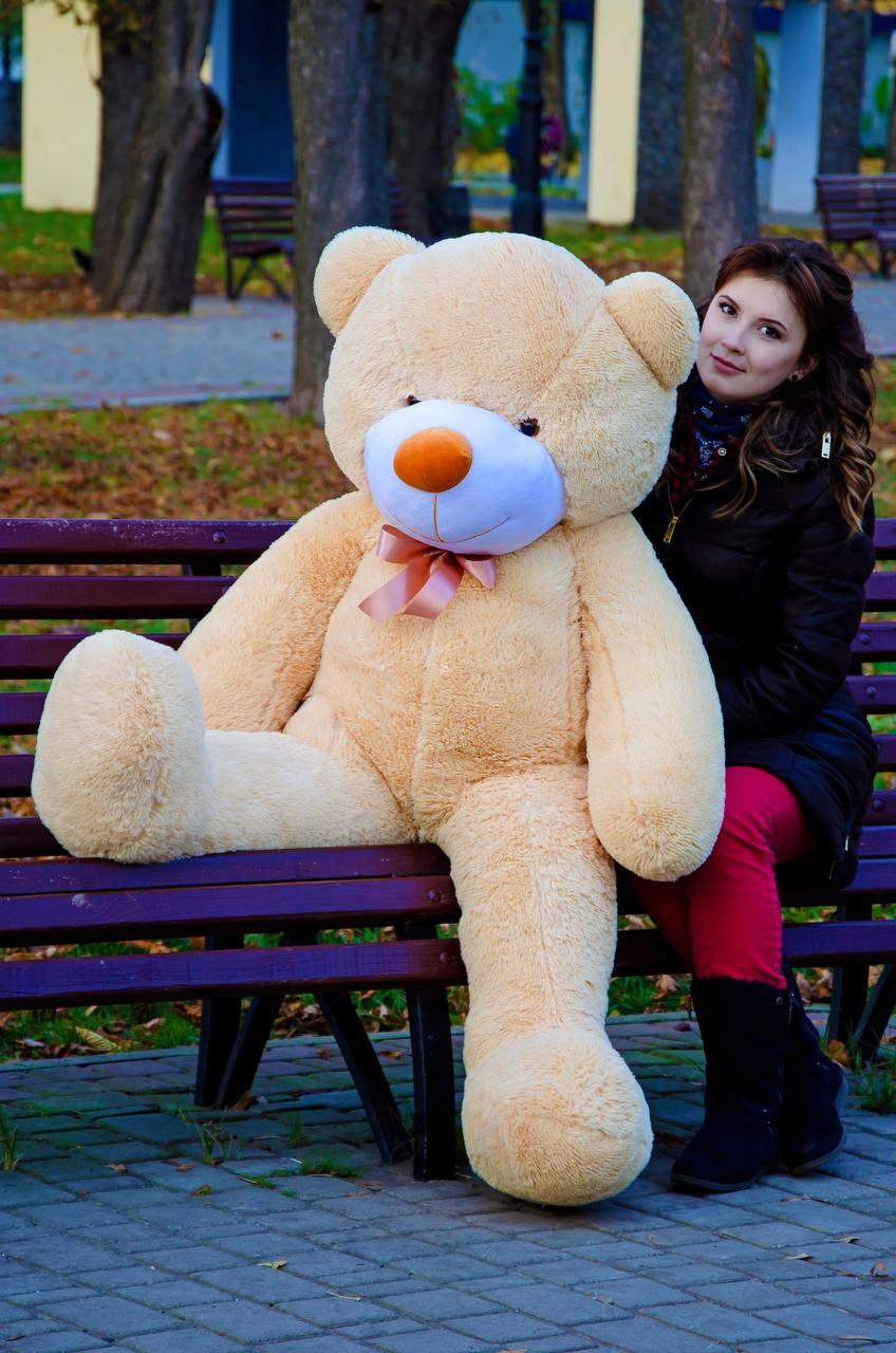 Ведмедик Монті 160 см Бежевий