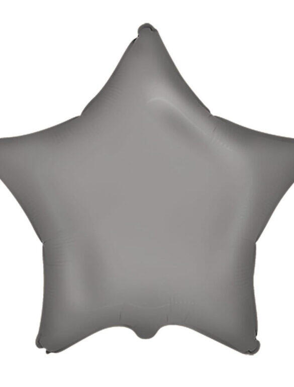 Фольга Flexmetal Звезда 18" "Платиновая Matte Moonlight Silver"