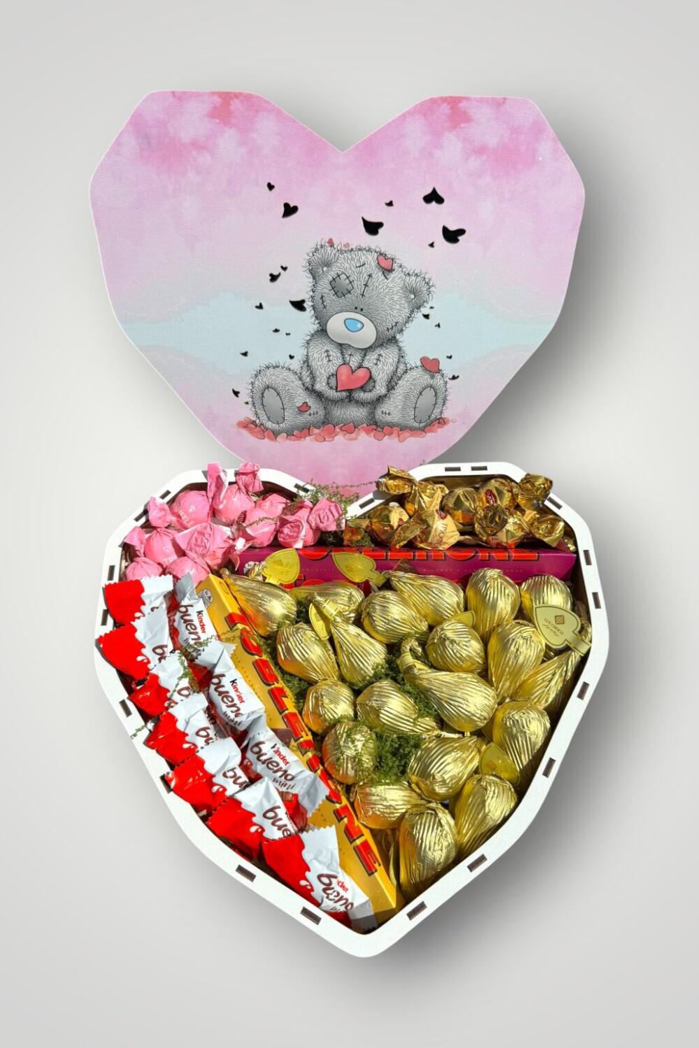 Подарунковий набір бокс для неї "Sweet Golden Romance" №314