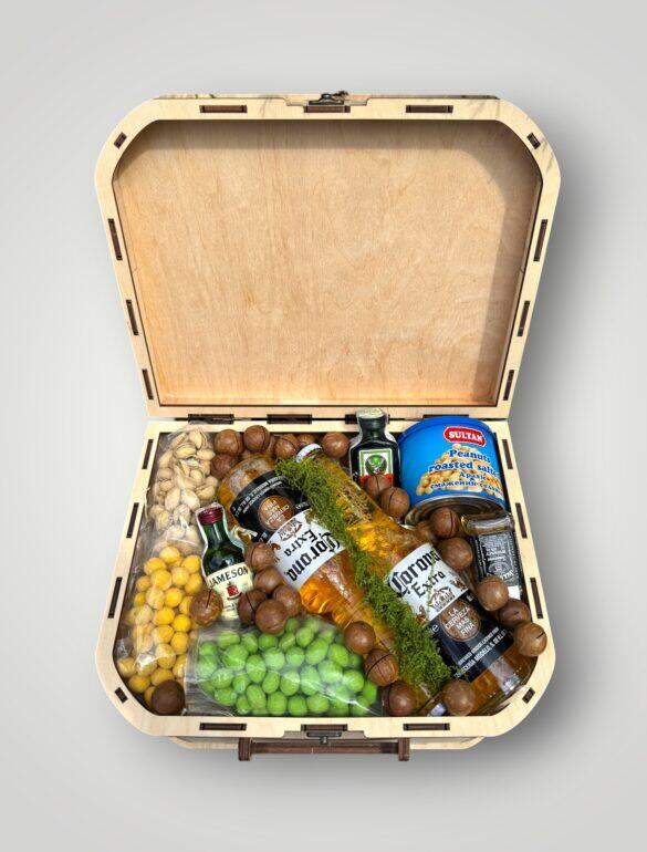 Подарочный набор бокс для него "Corona Snack Box" №384