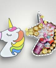 Подарочный набор бокс для нее "Unicorn Candy Magic" №194