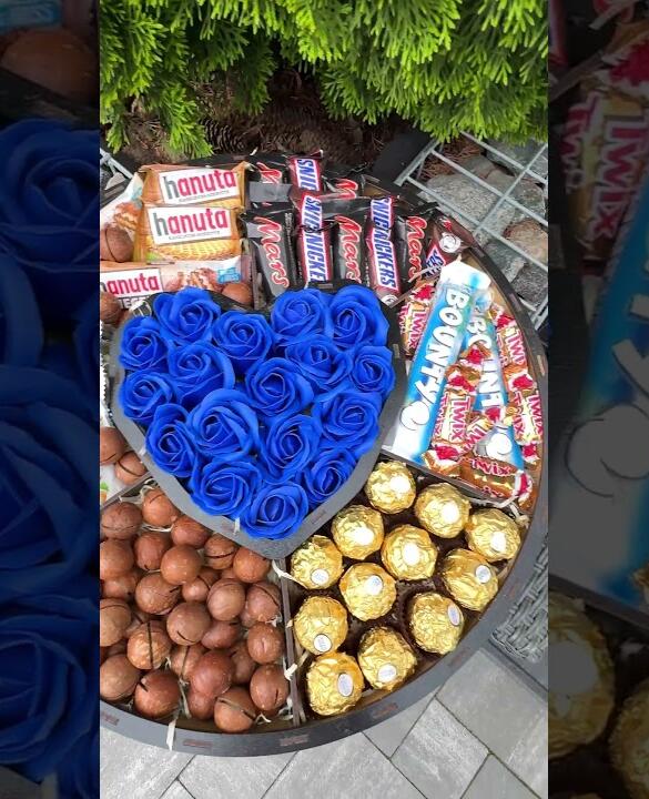 Подарунковий набір бокс для неї "Blue Rose Prestige" №178
