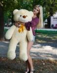 Ведмедик Монті 120 см Бежевий