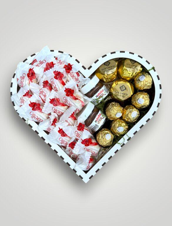 Подарунковий набір бокс для мами "Golden Sweet Heart" №303