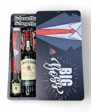 Крафтовий подарунковий набір бокс для нього з алкоголем Jameson №12