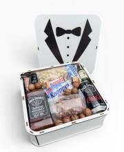 Подарунковий набір бокс для нього «Nut & Whiskey Box» №140