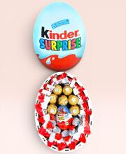 Подарочный набор бокс для нее "Kinder Magic Eggs" №221