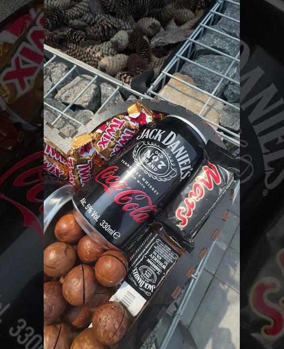 Подарунковий набір бокс для нього "Jack & Cola Sweet Heart" №336