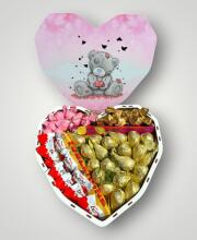 Подарунковий набір бокс для неї "Sweet Golden Romance" №314