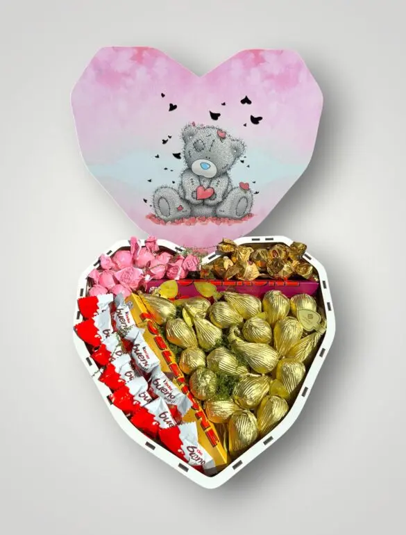 Подарунковий набір бокс для неї "Sweet Golden Romance" №314