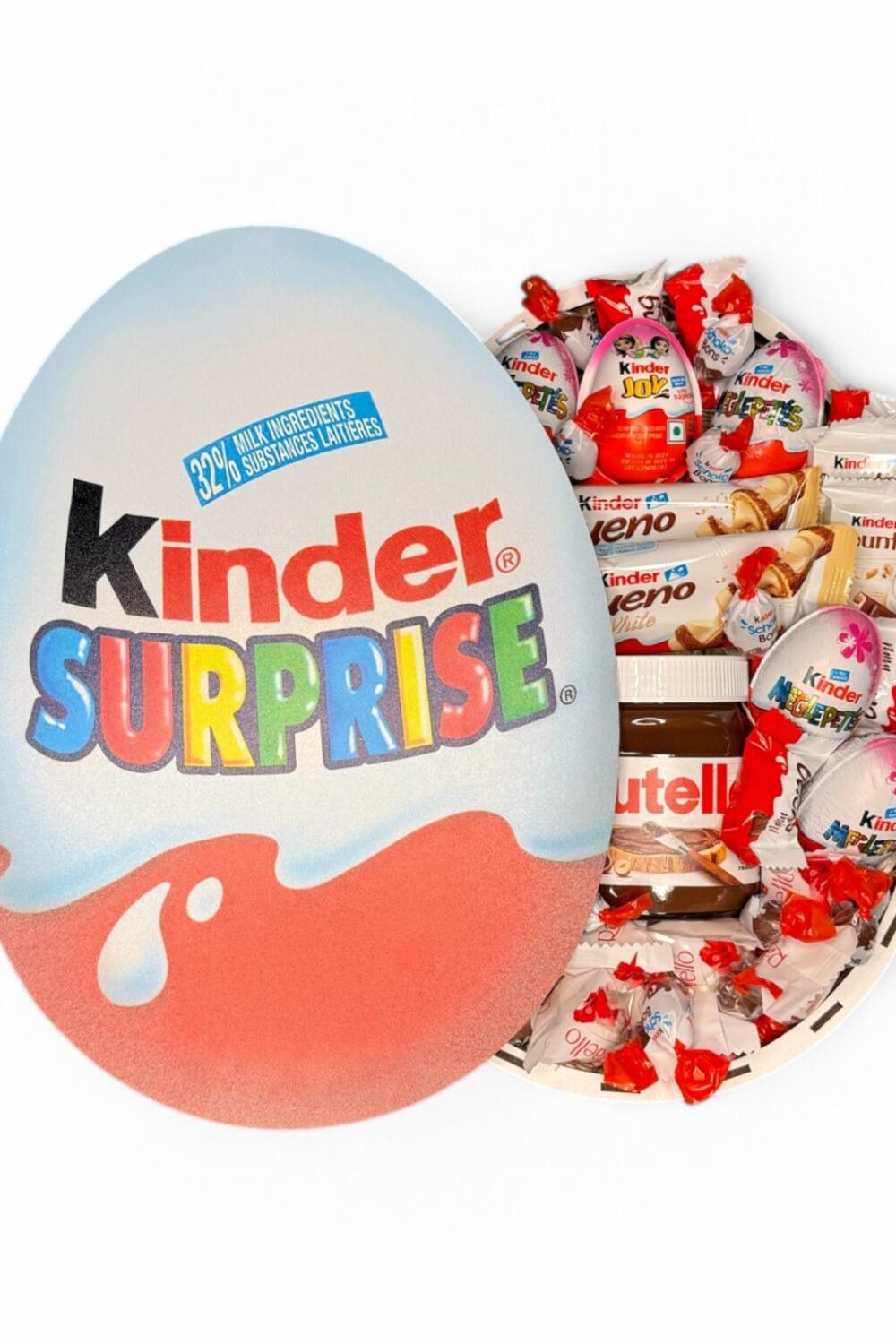 Солодкий подарунковий набір бокс Kinder з цукерками та нутеллою №20