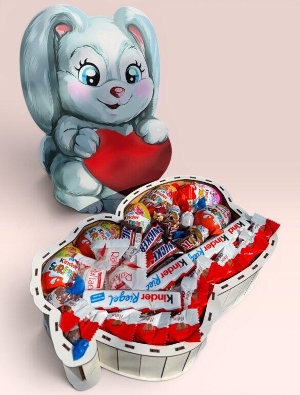 Подарунковий набір бокс «Chocolate Bunny Story» №145