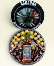 Подарочный набор бокс для него "Jack Daniel's Golden Feast" №363