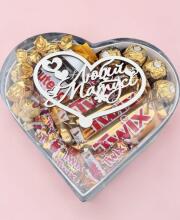 Сладкий подарочный набор бокс для мамы "Мамы Sweet Heart" №111