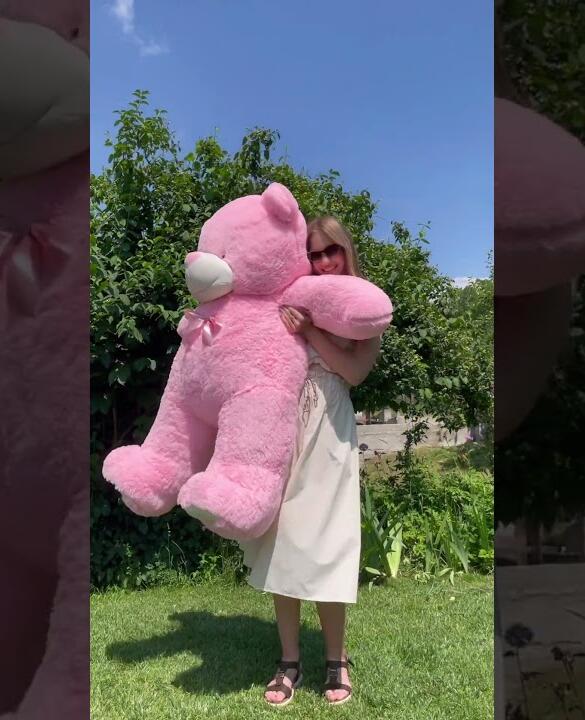 Мишка Ветли 160 см Розовый