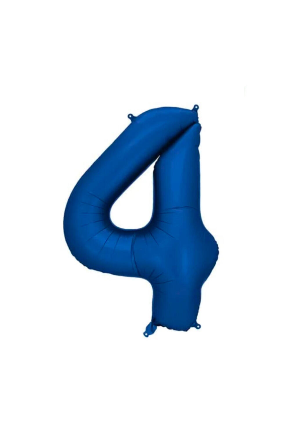 Шарик фольгированный цифра  ''4'' синий