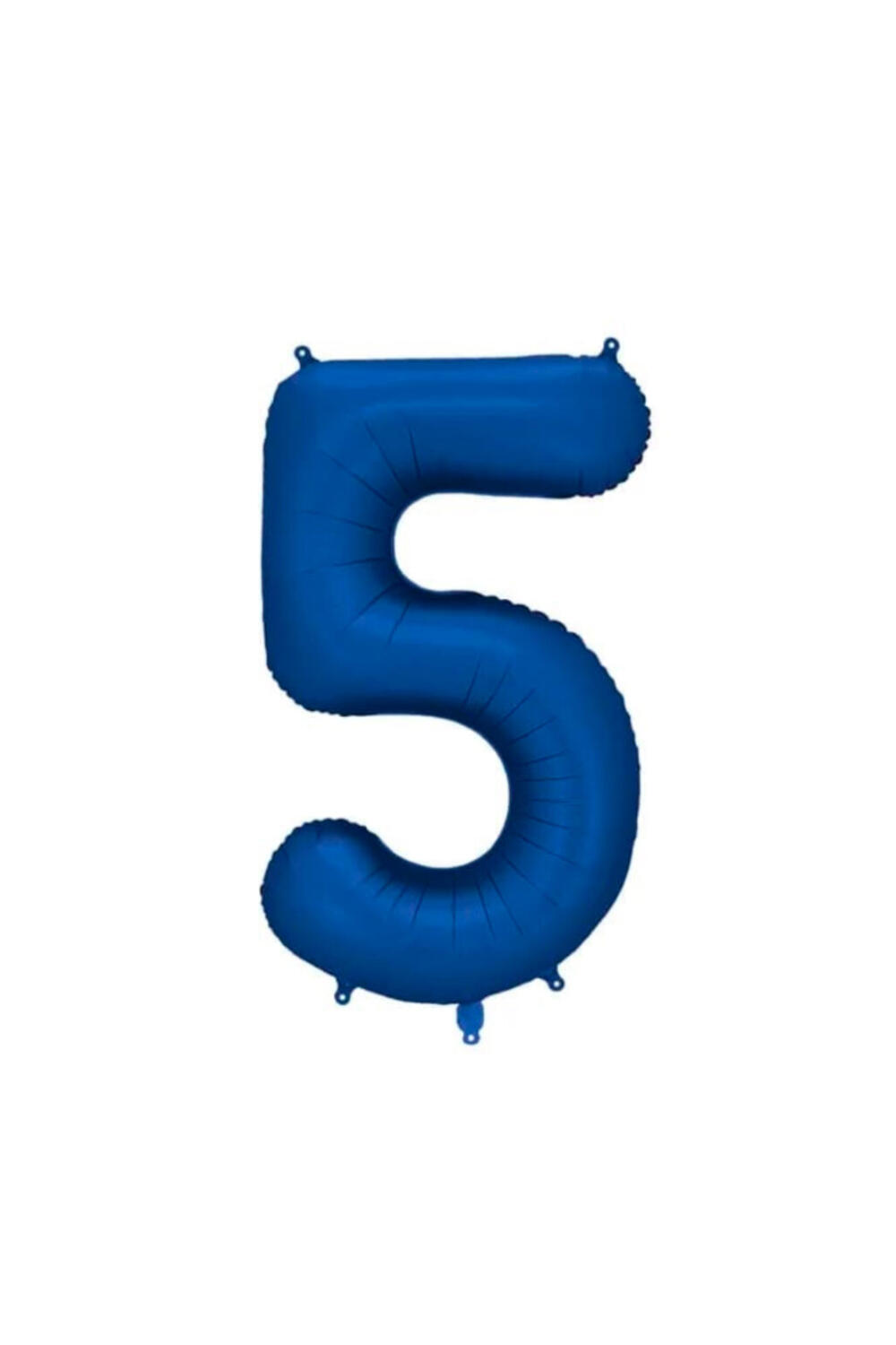 Шарик фольгированный цифра  ''5'' синий