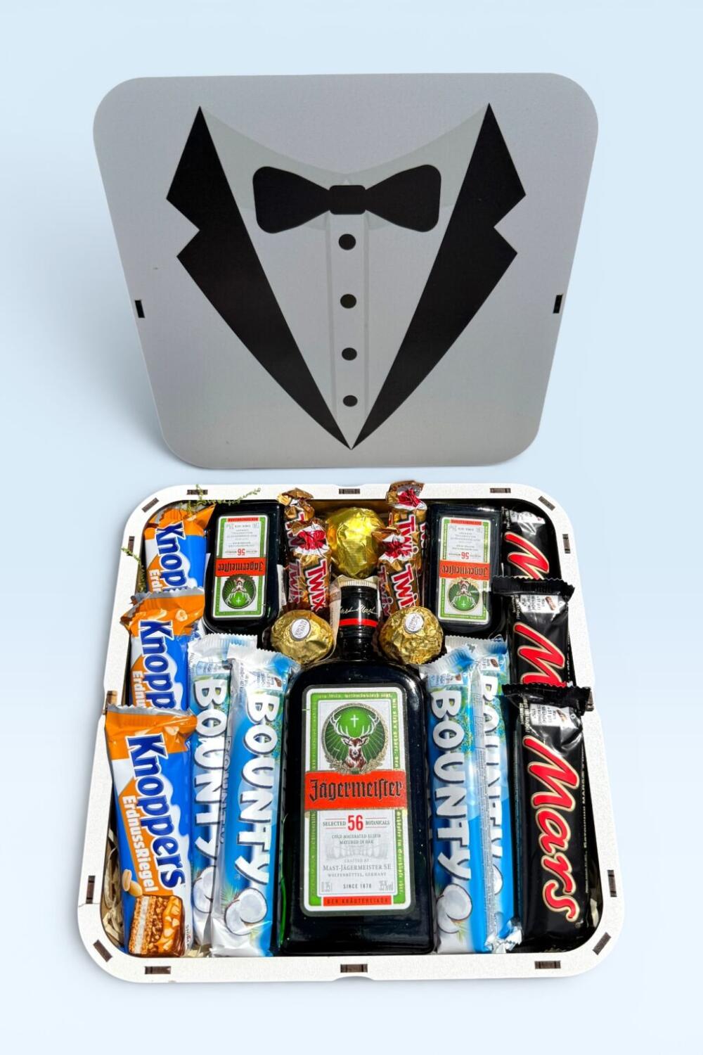 Подарочный набор бокс для него "Jäger Sweet Prestige" №372