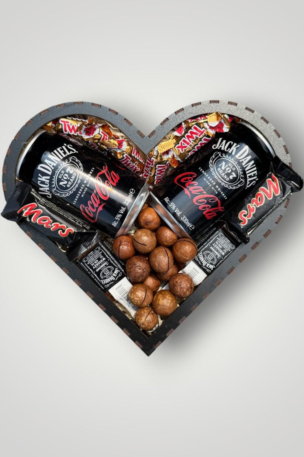 Подарочный набор бокс для него "Jack & Cola Sweet Heart" №316