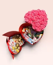 Подарунковий набір бокс для неї "Romantic Teddy Dream" №274