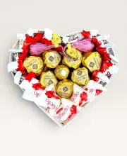 Подарунковий набір бокс для неї "Love in Chocolate" №240