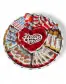 Солодкий подарунок бокс «Love in Chocolate» з червоними трояндами №58