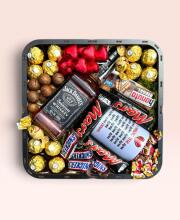 Подарочный набор бокс для него "Jack's Chocolate Reserve" №380