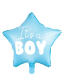 Фольгированный шарик звезда «It's a Boy» 48 см PartyDeco