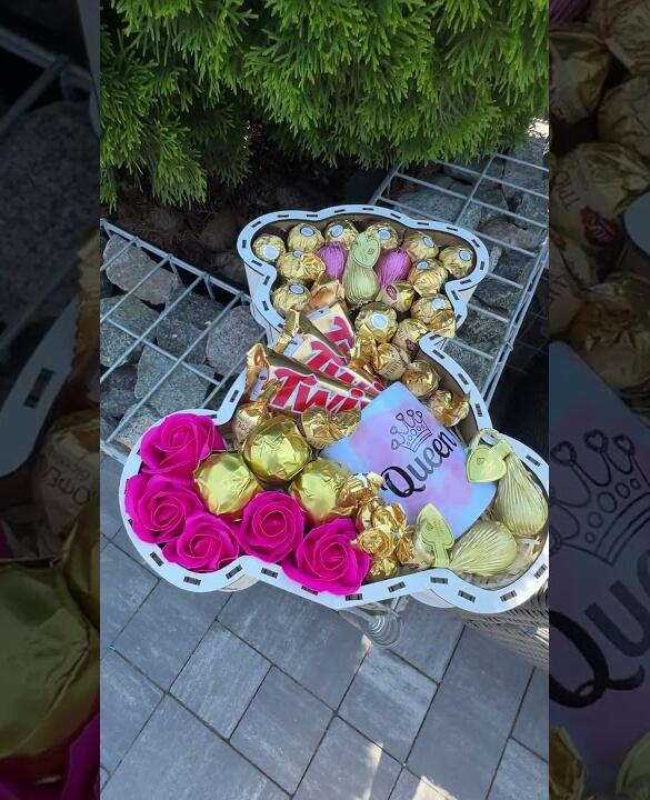 Подарочный набор бокс для нее "Queen's Teddy Treats" №326