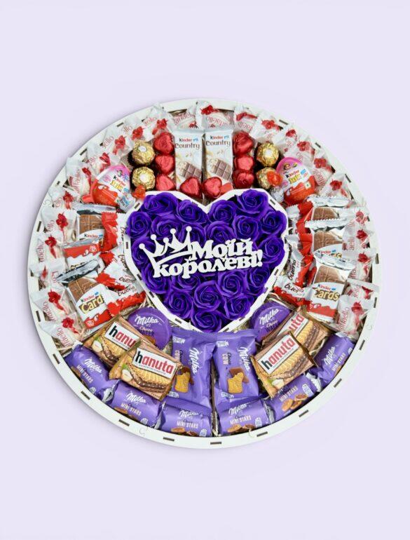Подарунковий набір бокс для неї «Royal Lavender Delight» №157