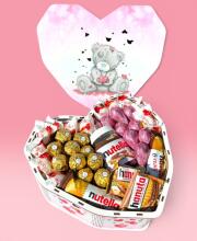Подарунковий набір бокс для неї "Nutella & Ferrero Magic" №227