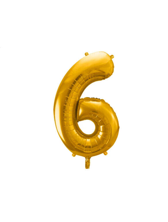 Шарик фольгированный цифра  ''6''