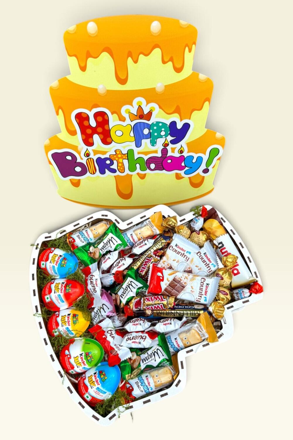 Подарочный набор бокс для нее "Kinder Celebration Cake" №386