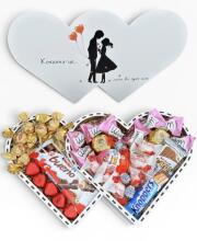 Подарунковий набір бокс для неї «Double Heart Surprise» №138