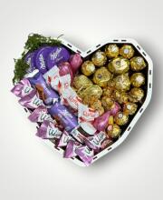Подарунковий набір бокс для неї "Golden Heart Elegance" №301