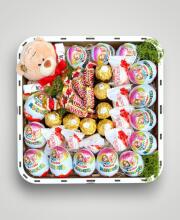 Подарочный набор бокс для нее "Teddy Happiness Box" №295