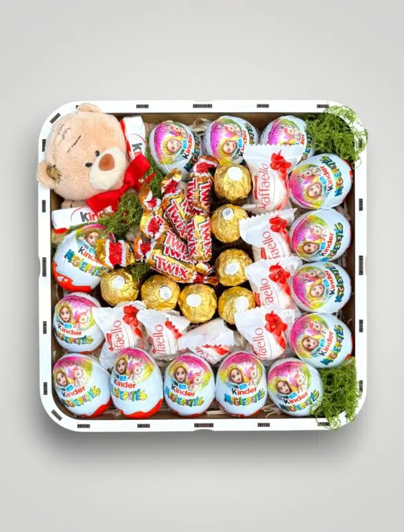 Подарунковий набір бокс для неї "Teddy Happiness Box" №295