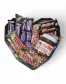 Подарунковий набір бокс шоколадний з батончиками Mars, Twix, Snikers та Nutella №32