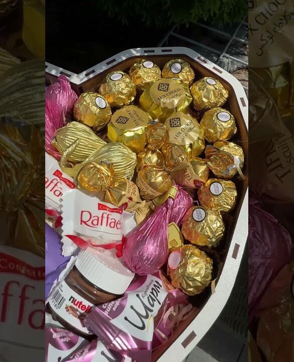 Подарунковий набір бокс для неї "Golden Heart Elegance" №301