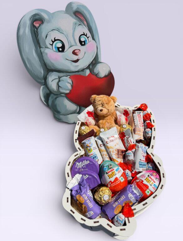 Подарунковий набір бокс «Chocolate Bunny» №132