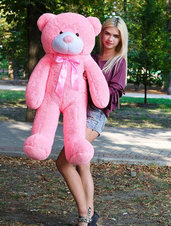 Мишка Монти 120 см Розовый
